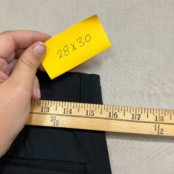 Goodfellow & Co Men's Black Skinny Fit Mid Rise Pocket Hennepin Tech Chino Pants - Picture 14 of 16